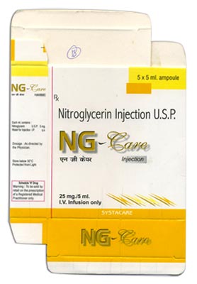 Nitroglycerin Injection Manufacturer Supplier Wholesale Exporter Importer Buyer Trader Retailer in Amritsar Punjab India