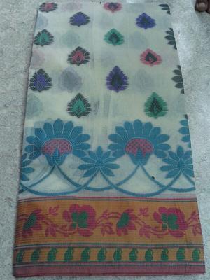 Manufacturers Exporters and Wholesale Suppliers of Kora Saree Mau Uttar Pradesh