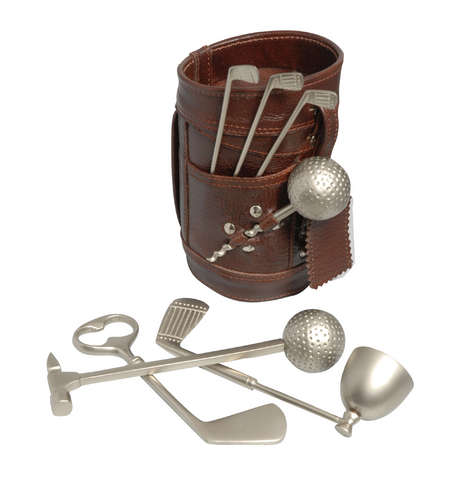 LEATHER GOLF BAR SET Manufacturer Supplier Wholesale Exporter Importer Buyer Trader Retailer in New Delhi  India