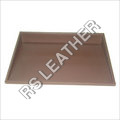 Manufacturers Exporters and Wholesale Suppliers of Leatherette Brown Slanted Tray New Delhi Delhi