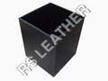 Manufacturers Exporters and Wholesale Suppliers of Black Leather Waste bin New Delhi Delhi
