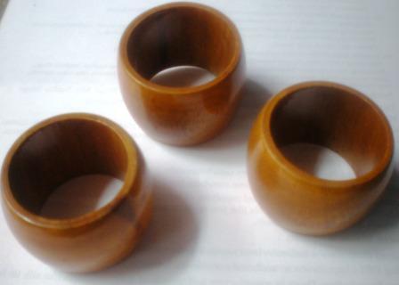 Manufacturers Exporters and Wholesale Suppliers of Wooden Napkin Rings Bhajanpura Delhi