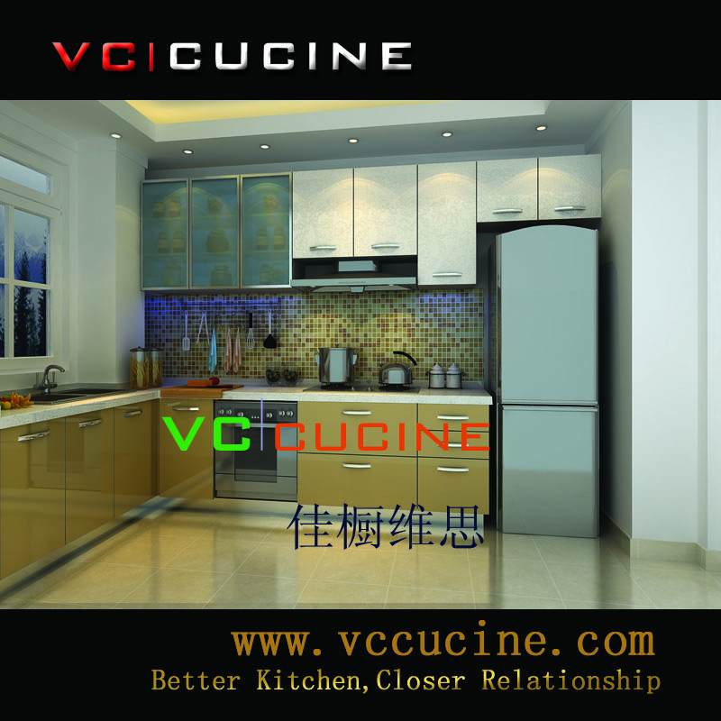 Modern Pvc Kitchen Cabinet