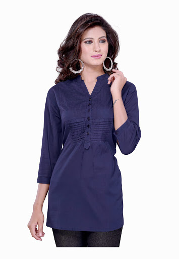 Manufacturers Exporters and Wholesale Suppliers of Blue Kurti SURAT Gujarat