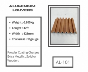 Aluminium Louvers 101 Manufacturer Supplier Wholesale Exporter Importer Buyer Trader Retailer in Mumbai Maharashtra India