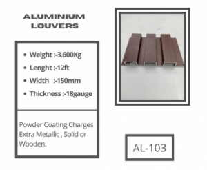 Manufacturers Exporters and Wholesale Suppliers of Aluminium Louvers 103 Mumbai Maharashtra