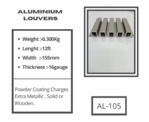 Aluminium Louvers 104 Manufacturer Supplier Wholesale Exporter Importer Buyer Trader Retailer in Mumbai Maharashtra India