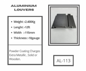Aluminium Louvers 113 Manufacturer Supplier Wholesale Exporter Importer Buyer Trader Retailer in Mumbai Maharashtra India