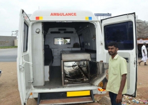 Service Provider of Ambulance Services with Freezer Box Vijayawada Andhra Pradesh 