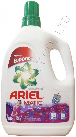 Ariel Matic Liquid Detergent 2.4L Manufacturer Supplier Wholesale Exporter Importer Buyer Trader Retailer in Ho Chi Minh  Vietnam