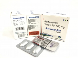 Azithromycin Tablets Manufacturer Supplier Wholesale Exporter Importer Buyer Trader Retailer in SURAT Gujarat India