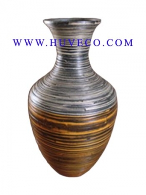 Manufacturers Exporters and Wholesale Suppliers of Beautiful Painted Bamboo Decor Vase Hanoi  Hanoi