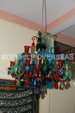 Manufacturers Exporters and Wholesale Suppliers of Glass Joomer Chandeliers Firozabad Uttar Pradesh Glass Joomer Chandeliers