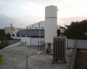 Manufacturers Exporters and Wholesale Suppliers of Liquid Oxygen Storage tank-Vertical-13 KL (Bottling facility) Nashik Maharashtra
