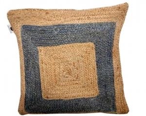 SONIA COLLECTIONS Jute Cushion Cover, 16×16 Inch, CUSN1 Manufacturer Supplier Wholesale Exporter Importer Buyer Trader Retailer in Bhopal Madhya Pradesh India