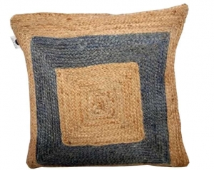 SONIA COLLECTIONS Jute Cushion Cover, 16Ã—16 Inch, CUSN1 Manufacturer Supplier Wholesale Exporter Importer Buyer Trader Retailer in Bhopal Madhya Pradesh India