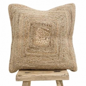 SONIA COLLECTIONS Jute Cushion Cover, 16×16 Inch, CUSN3 Manufacturer Supplier Wholesale Exporter Importer Buyer Trader Retailer in Bhopal Madhya Pradesh India