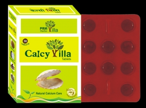 Manufacturers Exporters and Wholesale Suppliers of Natrual Calcuim Care (Calcy Villa Tablet) Bhavnagar Gujarat