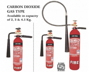 Carbon Dioxide Gas Type Fire Extinguishers Manufacturer Supplier Wholesale Exporter Importer Buyer Trader Retailer in Gurgaon Haryana India