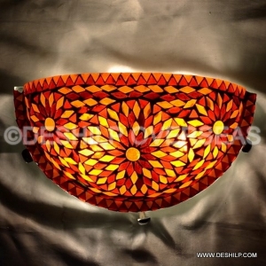 Manufacturers Exporters and Wholesale Suppliers of Mosaic Wall Uplighter Firozabad Uttar Pradesh Mosaic Wall Uplighter