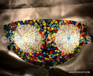 Manufacturers Exporters and Wholesale Suppliers of Mosaic Wall Uplighter Firozabad Uttar Pradesh