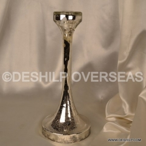 Manufacturers Exporters and Wholesale Suppliers of Glass Silver Pillar Candle Holder Firozabad Uttar Pradesh Glass Silver Pillar Candle Holder