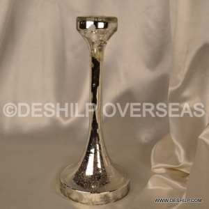 Glass Silver Pillar Candle Holder Manufacturer Supplier Wholesale Exporter Importer Buyer Trader Retailer in Firozabad Uttar Pradesh India