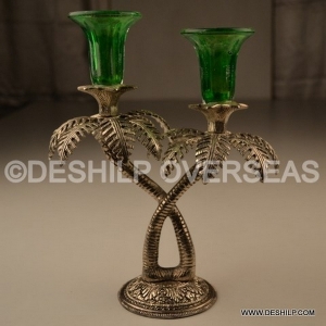 Glass Pillar Candle Holder Manufacturer Supplier Wholesale Exporter Importer Buyer Trader Retailer in Firozabad Uttar Pradesh India