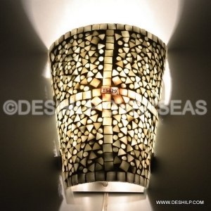 Manufacturers Exporters and Wholesale Suppliers of Colorful Mosaic Wall Lamp Firozabad Uttar Pradesh Colorful Mosaic Wall Lamp