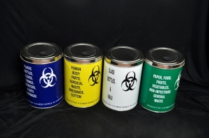 Stainless Steel Color Coded Dustbin