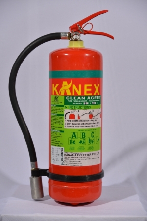 Clean Agent Type Fire Extinguisher.