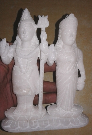 Manufacturers Exporters and Wholesale Suppliers of Shiva Parvati Pair Statue Agra Uttar Pradesh