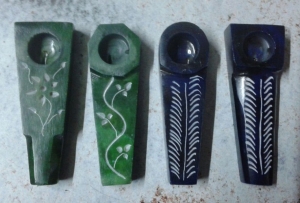 Manufacturers Exporters and Wholesale Suppliers of Marble Pattern Tobacco Smoking Pipe Agra Uttar Pradesh