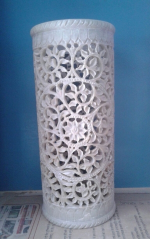 Manufacturers Exporters and Wholesale Suppliers of White Marble Flower Vase Agra Uttar Pradesh