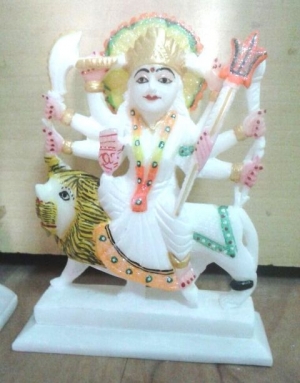 Manufacturers Exporters and Wholesale Suppliers of Durga New Marble moorti Statue Agra Uttar Pradesh