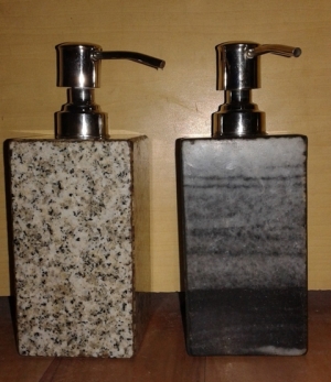 White Marble Soap Dispenser Manufacturer Supplier Wholesale Exporter Importer Buyer Trader Retailer in Agra Uttar Pradesh India