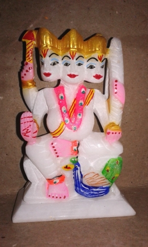 Manufacturers Exporters and Wholesale Suppliers of White Marble Hindu God Kartik Statue Agra Uttar Pradesh