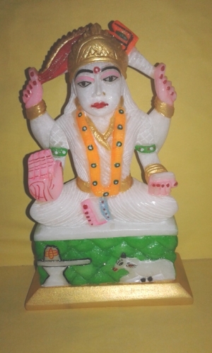 Manufacturers Exporters and Wholesale Suppliers of Marble Santoshi Mata Statue Agra Uttar Pradesh