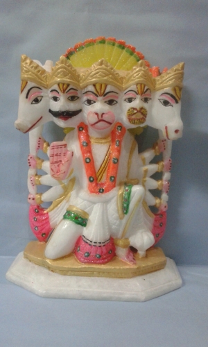 Manufacturers Exporters and Wholesale Suppliers of Marble Hanuman Sculpture Statue Agra Uttar Pradesh