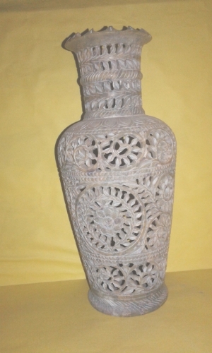 Manufacturers Exporters and Wholesale Suppliers of Marble Handcrafted Soapstone Vases Agra Uttar Pradesh