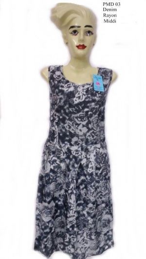 Ladies Midi Dress Manufacturer Supplier Wholesale Exporter Importer Buyer Trader Retailer in Indore Madhya Pradesh India