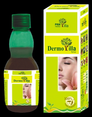 Ayurvedic Blood Purifier (Dermo Villa Syrup) Manufacturer Supplier Wholesale Exporter Importer Buyer Trader Retailer in Bhavnagar Gujarat India