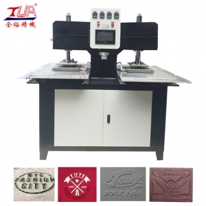 Auto production machine embossing jeans labels Manufacturer Supplier Wholesale Exporter Importer Buyer Trader Retailer in Dongguan City  China