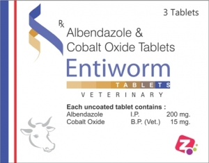 Manufacturers Exporters and Wholesale Suppliers of ENTIWORM TABLET AMBALA CITY Haryana