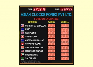 DIGITAL FOREIGN EXCHANGE BOARDS Manufacturer Supplier Wholesale Exporter Importer Buyer Trader Retailer in CHENNAI Tamil Nadu India