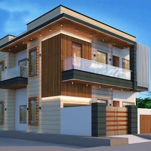 Facade Front Elevation Work