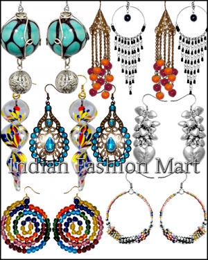 Fashion Earrings Manufacturer Supplier Wholesale Exporter Importer Buyer Trader Retailer in Moradabad Uttar Pradesh India