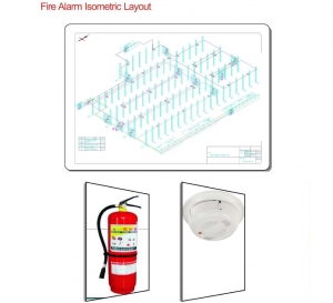 Service Provider of Fire Alarm Isometric Layout Aurangabad Maharashtra 