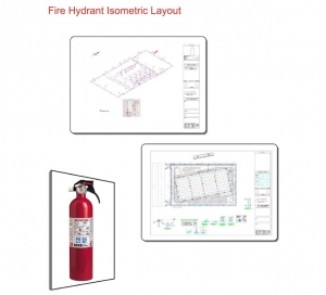Fire Hydrant Isometric Layout