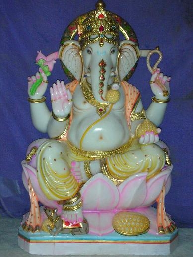 Marble Ganpati Statue